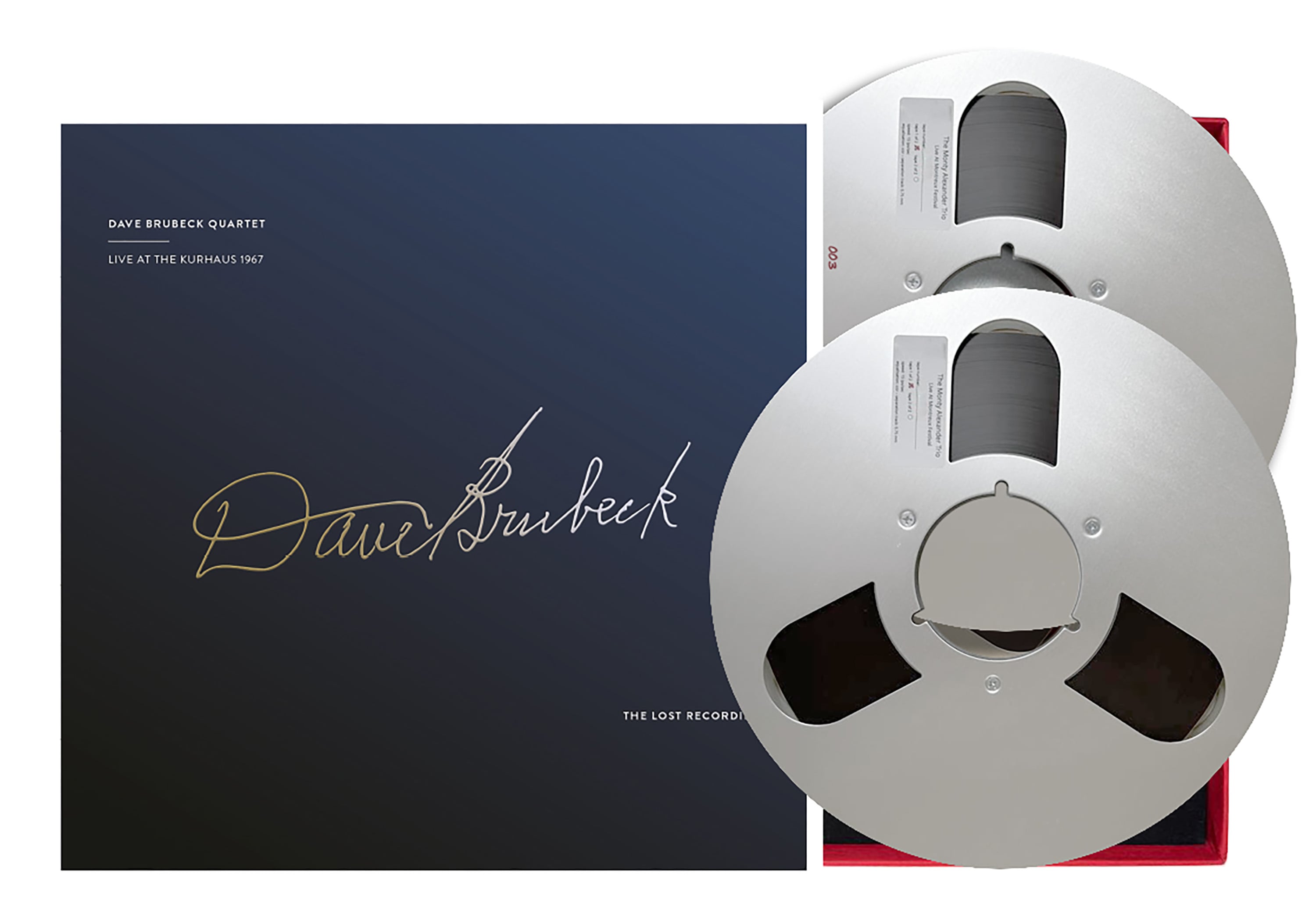 DAVE BRUBECK - LIVE AT THE KURHAUS 1967 - 2x REEL TAPES