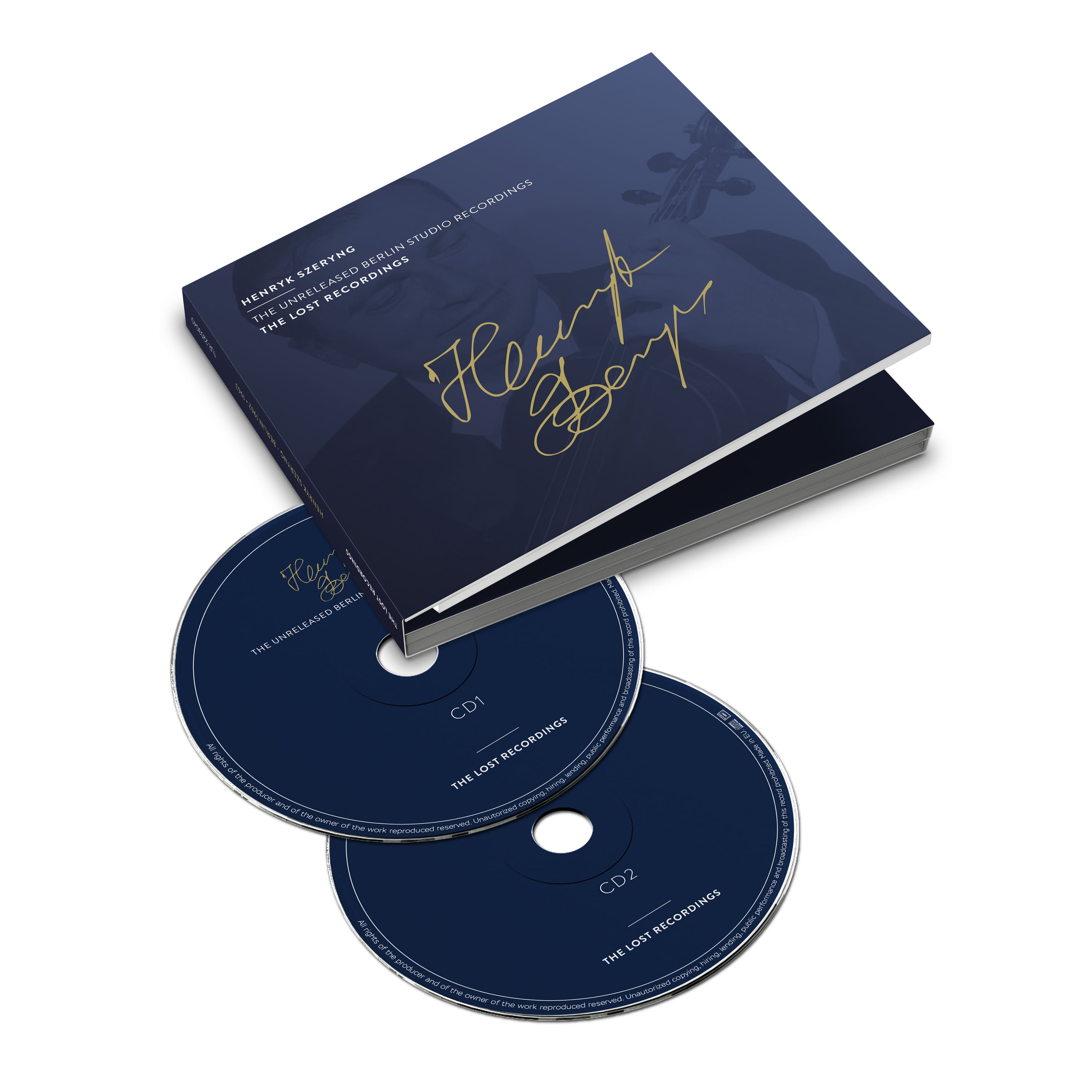 Henryk Szeryng - The unreleased Belin Studio Recordings - Double CD