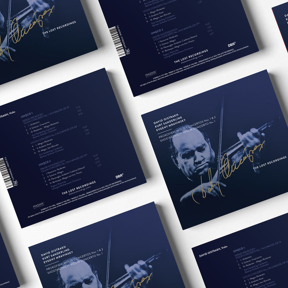 DAVID OISTRAKH - PROKOFIEV & SHOSTAKOVICH CONCERTOS - DOUBLE UHQCD