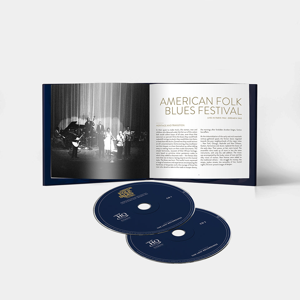 AMERICAN FOLK BLUES FESTIVAL - LIVE IN PARIS 1962 • BREMEN 1963 - DOUBLE UHQCD