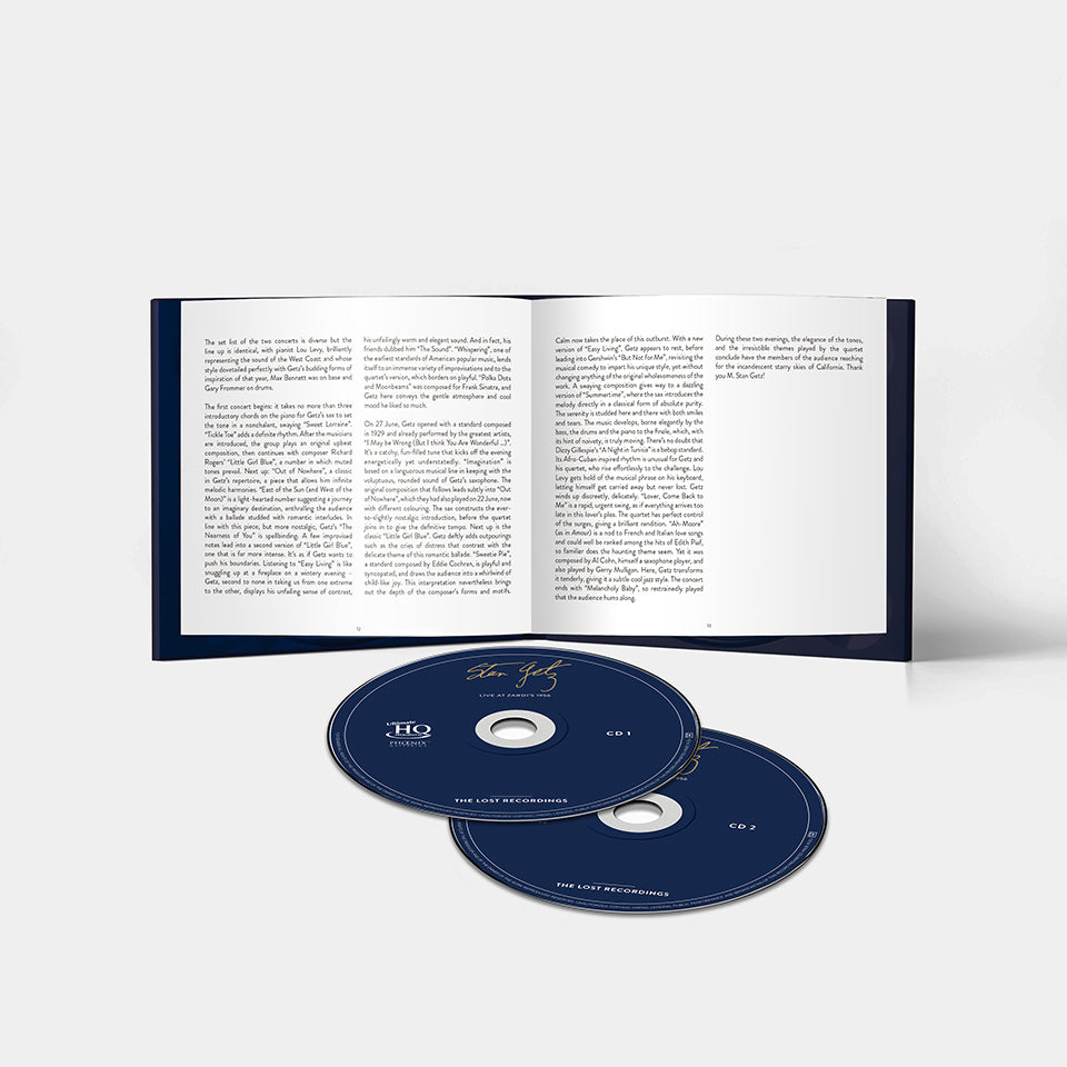 STAN GETZ - LIVE AT ZARDI'S 1956 - DOUBLE UHQCD