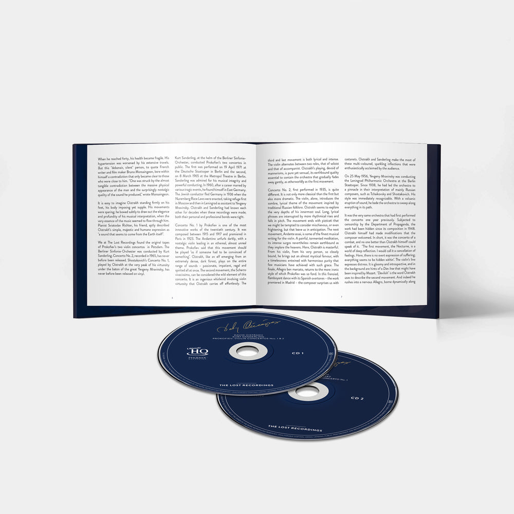 DAVID OISTRAKH - PROKOFIEV & SHOSTAKOVICH CONCERTOS - DOUBLE UHQCD