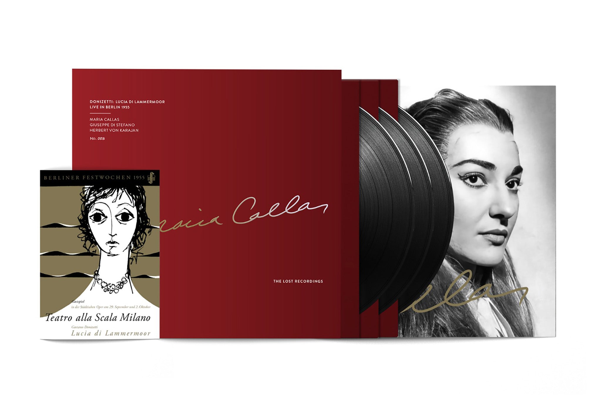 MARIA CALLAS - LUCIA DI LAMMERMOOR • BERLIN 1955 - 3-VINYL BOX SET