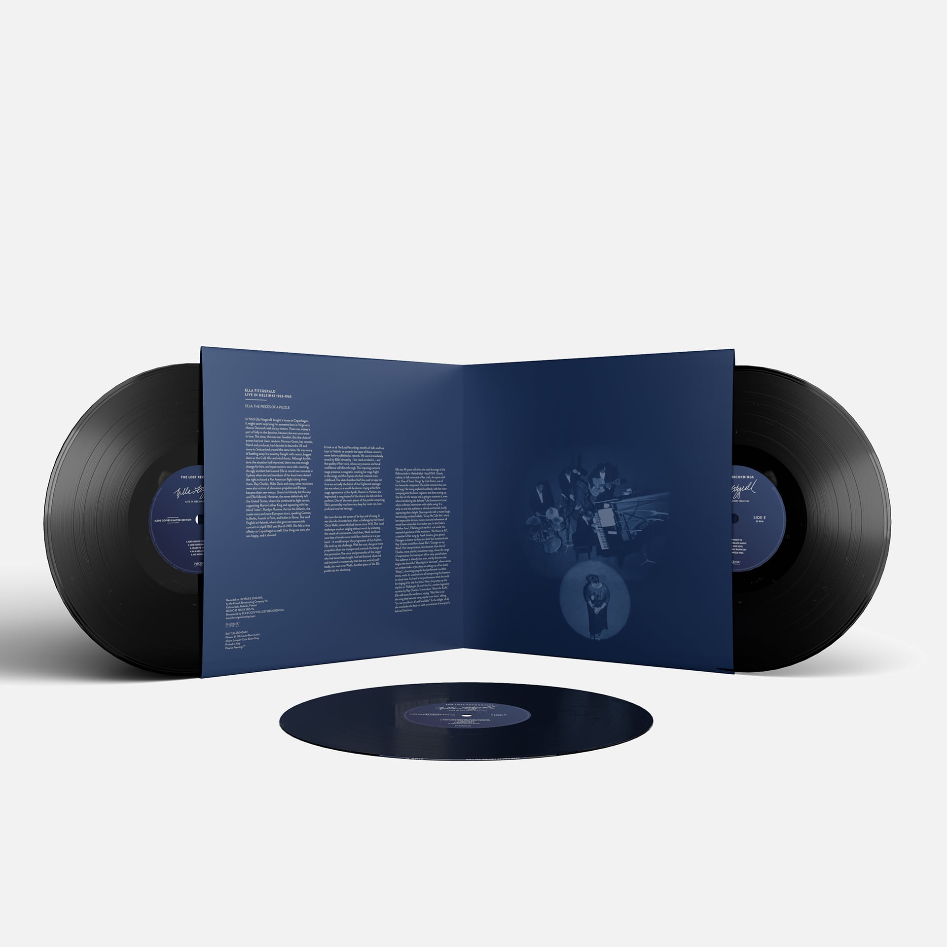 Ella Fitzgerald – Live in Helsinki 1963 • 1965 – Triple Vinyl