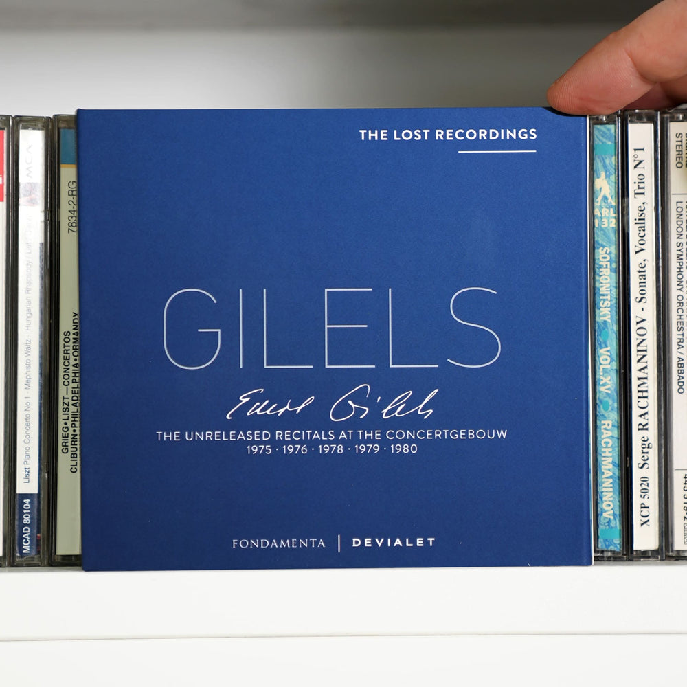 EMIL GILELS - THE UNRELEASED RECITALS AT THE CONCERTGEBOUW - 5 CD BOX SET