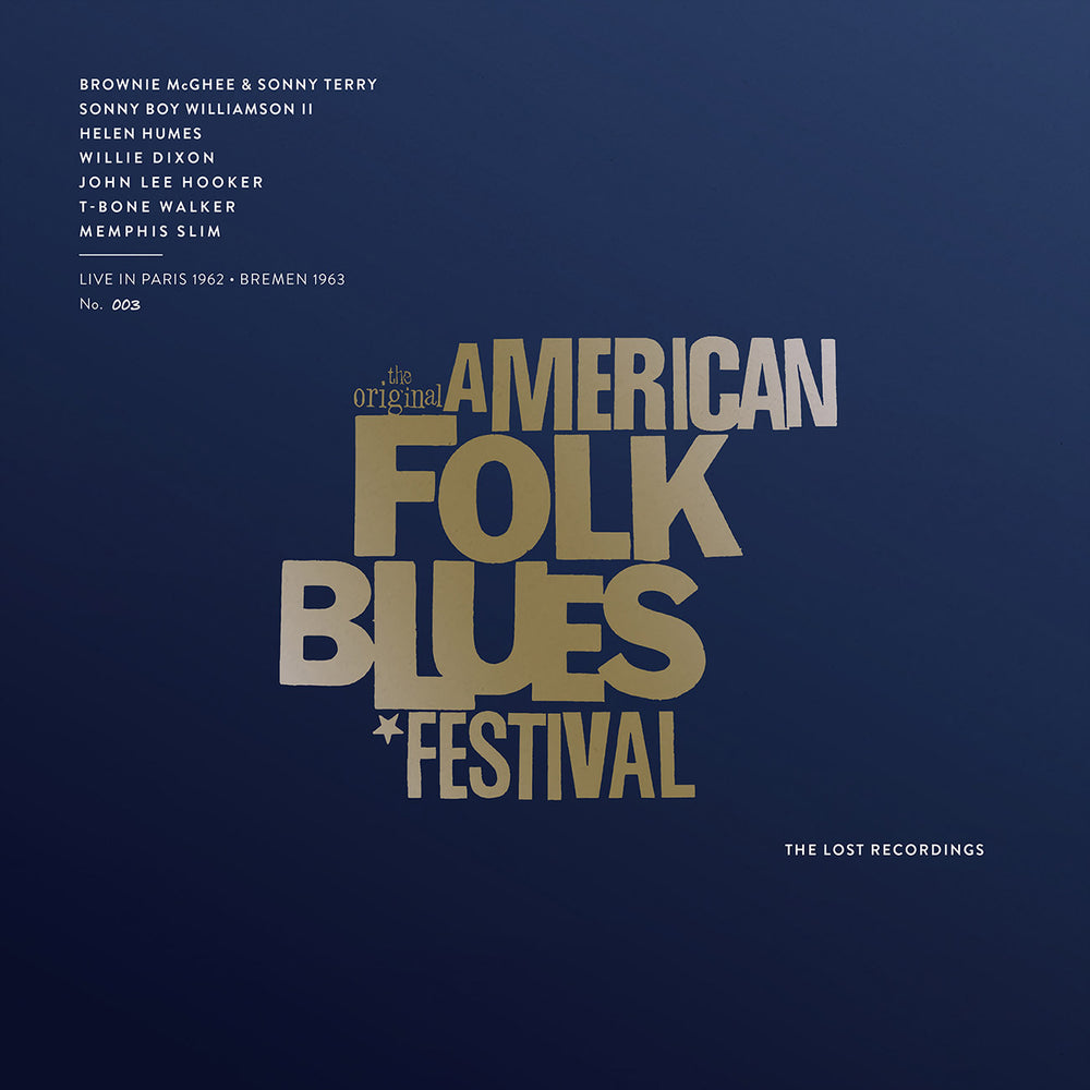 AMERICAN FOLK BLUES FESTIVAL - LIVE IN PARIS 1962 • BREMEN 1963 - DOUBLE VINYLE