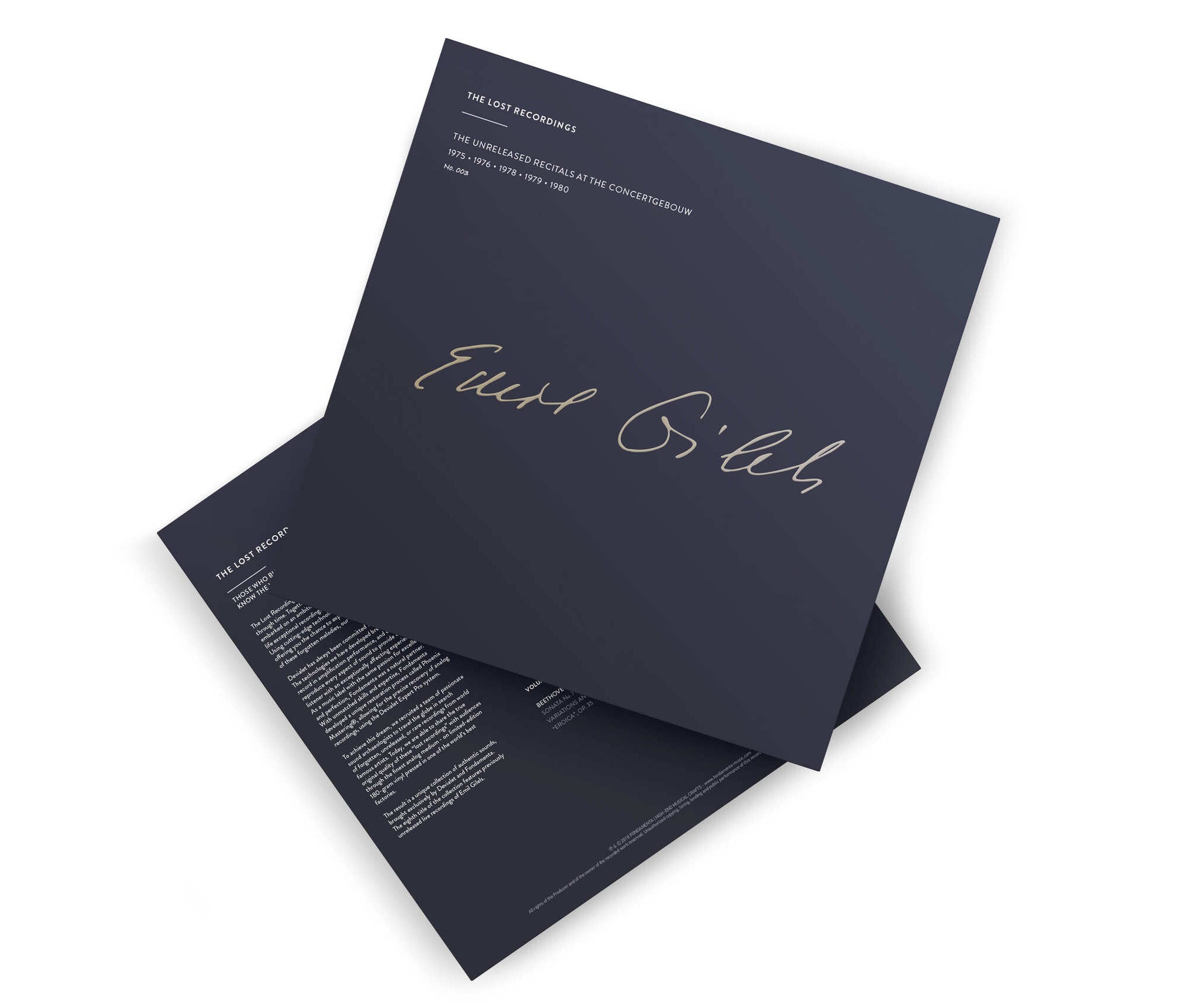Emil Gilels - The Unreleased recitals at the Concertgebouw - Coffret 7 vinyles
