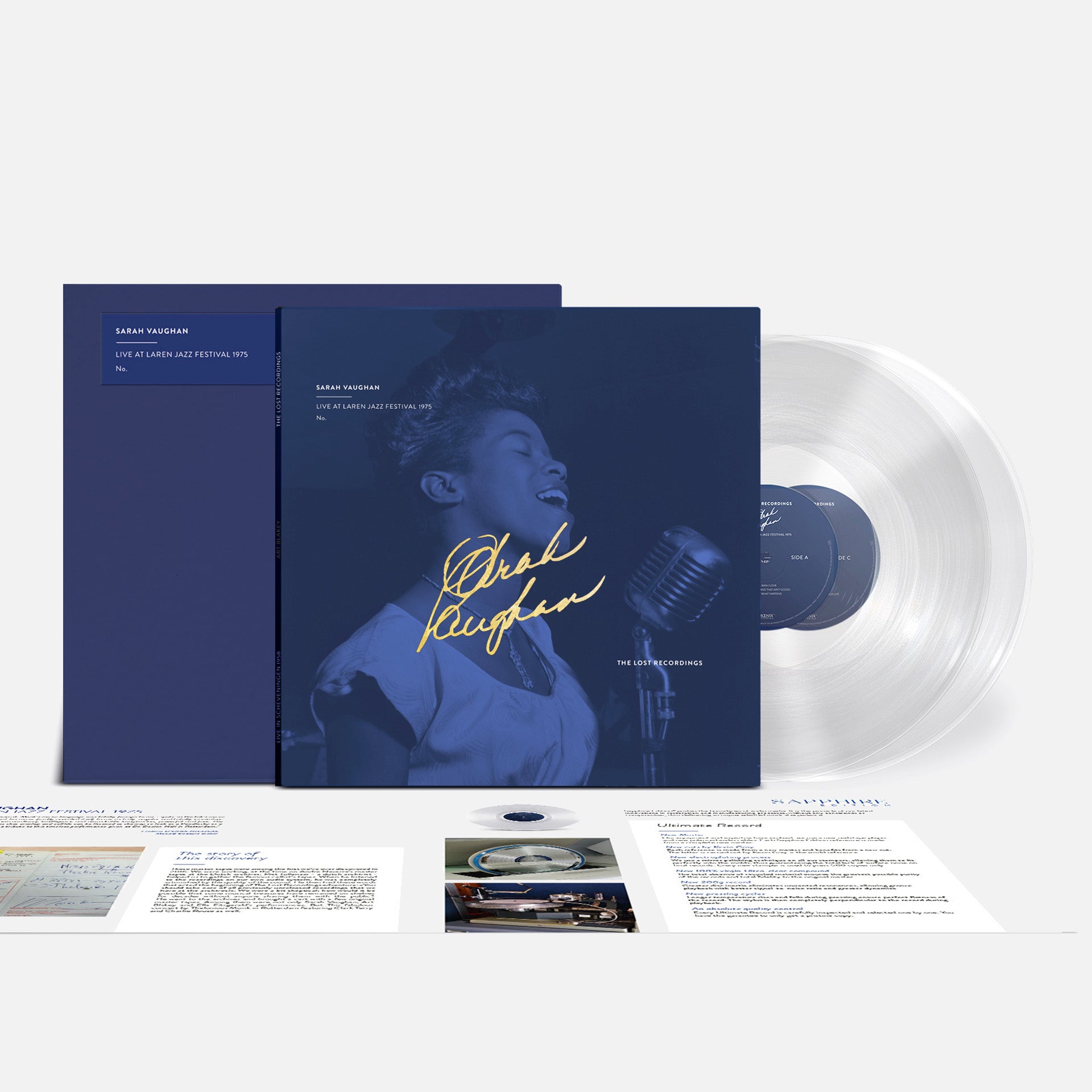 Sarah Vaughan LPレコード 4枚セット LIVE AT LAREN 1975 - The Lost Recordings - Vinyl & CD