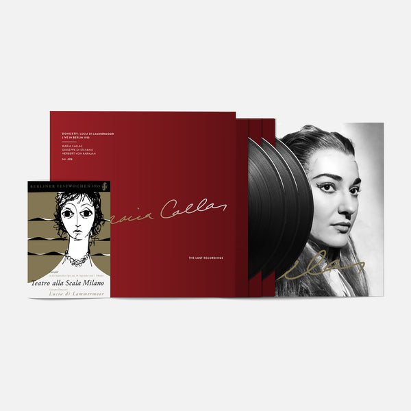 MARIA CALLAS - LUCIA DI LAMMERMOOR • BERLIN 1955 - COFFRET 3 VINYLES