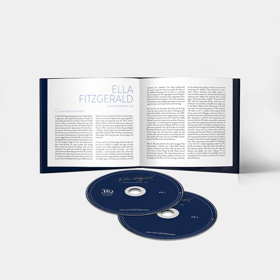 ELLA FITZGERALD - LIVE IN HELSINKI 1963 • 1965 - DOUBLE UHQCD