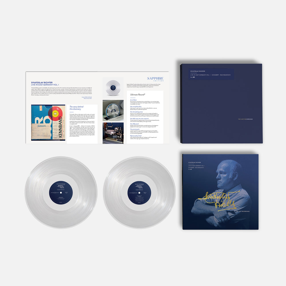 SVIATOSLAV RICHTER - Live in East Germany Vol. I - Sapphire Edition - vue du dessus