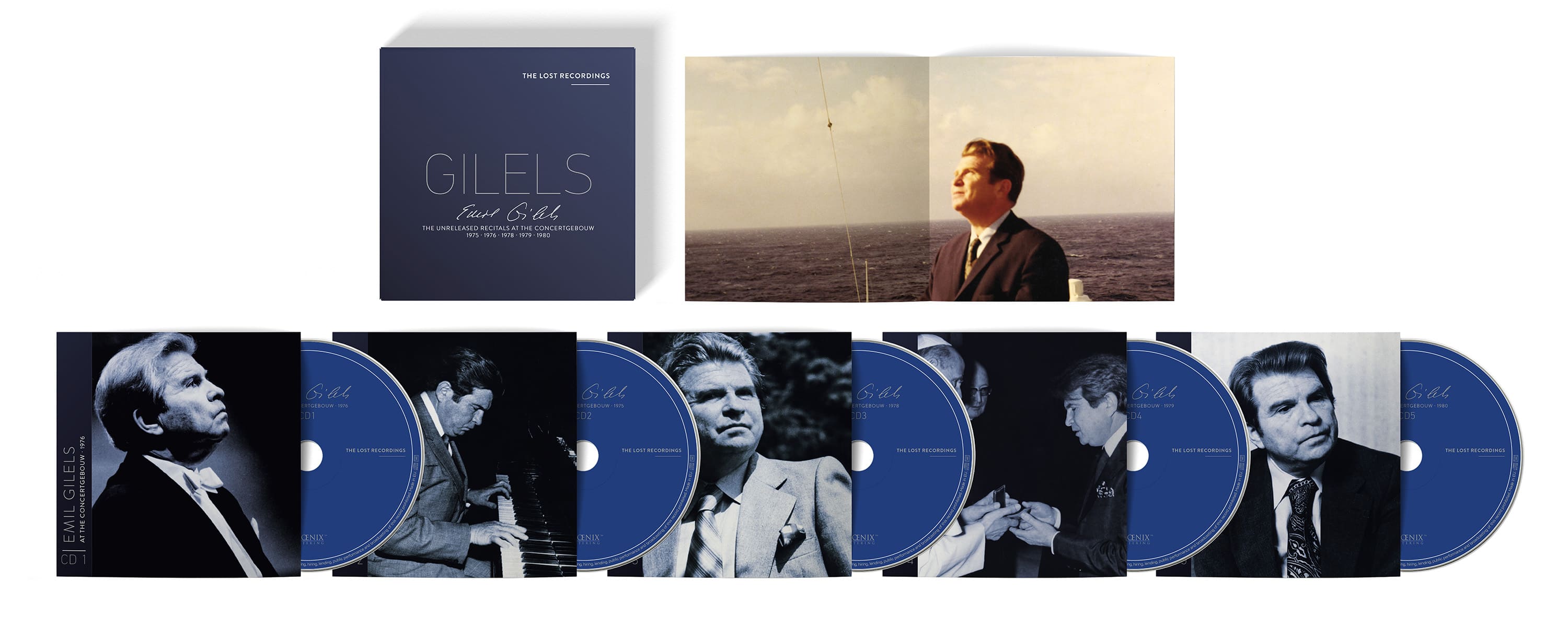 Emil Gilels - The Unreleased recitals at the Concertgebouw - Coffret 5 CD
